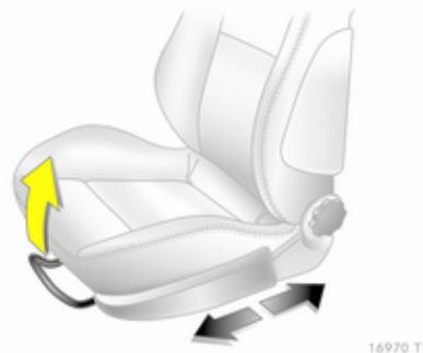 OPEL ZAFIRA 2 - Position du siège - 1