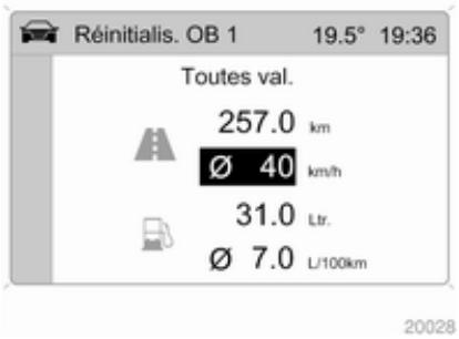 OPEL ZAFIRA 2 - Redémarrer l'ordinateur de bord - 1
