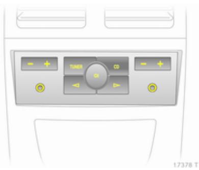 OPEL ZAFIRA 2 - Système audio pour les sièges arrêté - 1