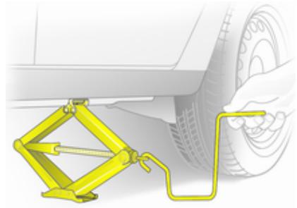 OPEL ZAFIRA 2 - Changement d'une roue - 5
