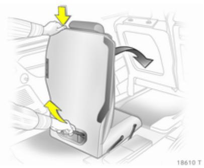 OPEL ZAFIRA 2 - Rangement des sièges - 2