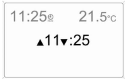 OPEL ZAFIRA 2 - Réglage de l'heure et de la date - 1