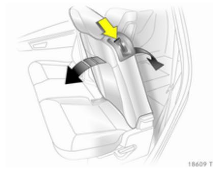 OPEL ZAFIRA 2 - Réglage des dossiers de siège extérieur - 1