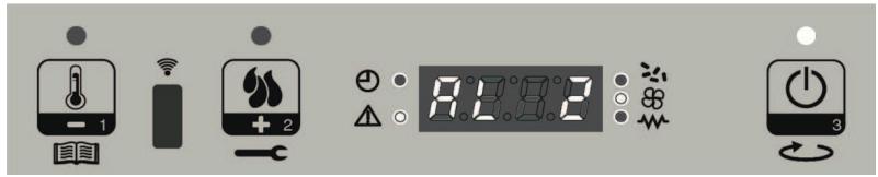 INVICTA LODI - ALARME SONDE De temperature des FUMEES: - 1