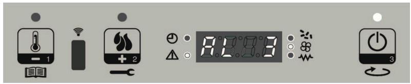 INVICTA LODI - ALARME Temperature des FUMEES TROP ELEVEE: - 1
