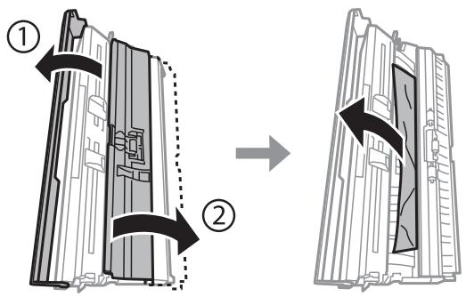 EPSON XP950 - Retrait du papier coincé à partir du capot arrière - 3