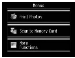 EPSON XP950 - Utilisation de l'écran LCD - 5