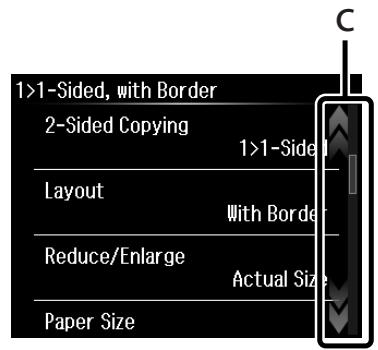 EPSON XP950 - Utilisation de l'écran LCD - 2