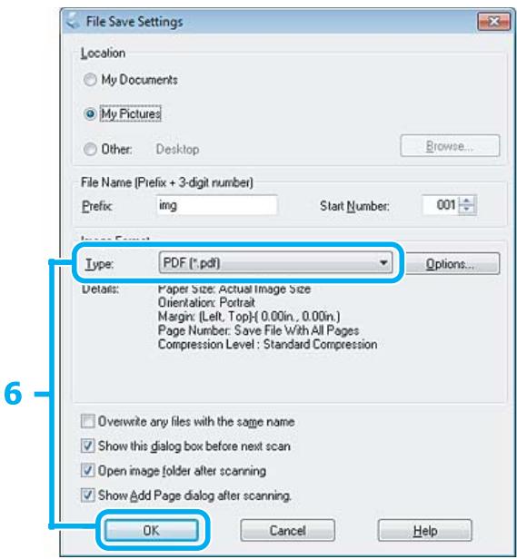 EPSON XP950 - Numérisation de plusieurs documents dans un fichier pdf - 2