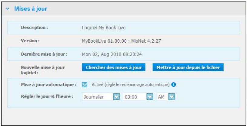 WESTERN DIGITAL MY BOOK LIVE, MY BOOK LIVE DUO - Mises à jour - 1