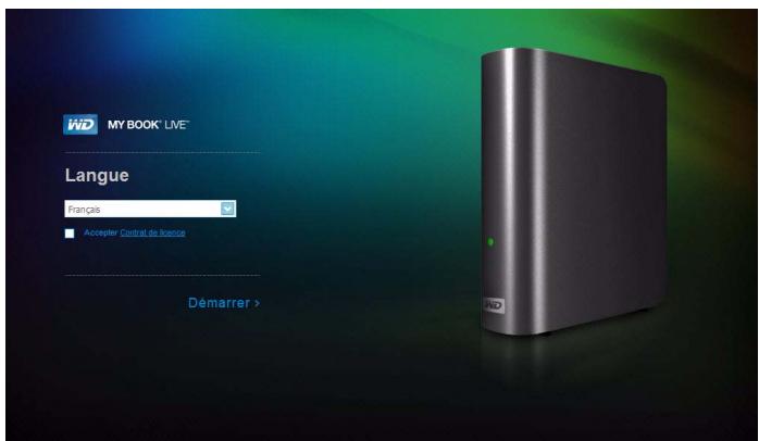 WESTERN DIGITAL MY BOOK LIVE, MY BOOK LIVE DUO - Démarrage du tableau de bord du WD my book live - 1