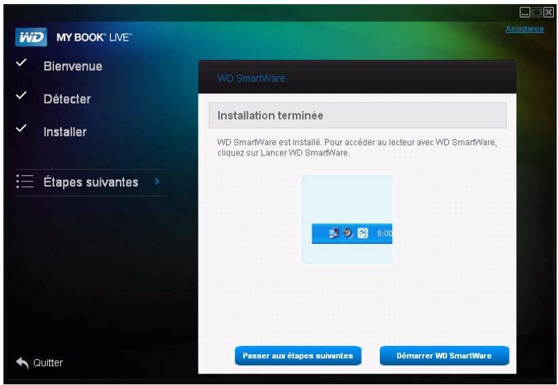 WESTERN DIGITAL MY BOOK LIVE, MY BOOK LIVE DUO - Installation de WD smartware - 3