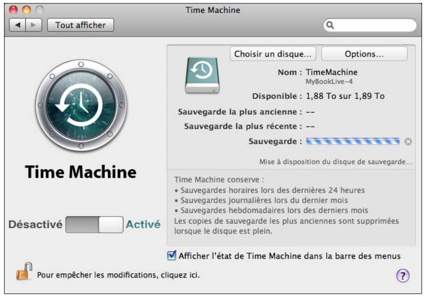 WESTERN DIGITAL MY BOOK LIVE, MY BOOK LIVE DUO - Configuration de time machine - 6