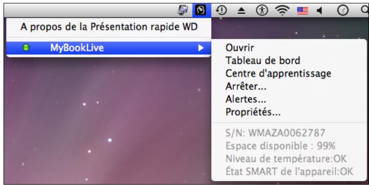 WESTERN DIGITAL MY BOOK LIVE, MY BOOK LIVE DUO - Vérification de l'état du lecteur - 2