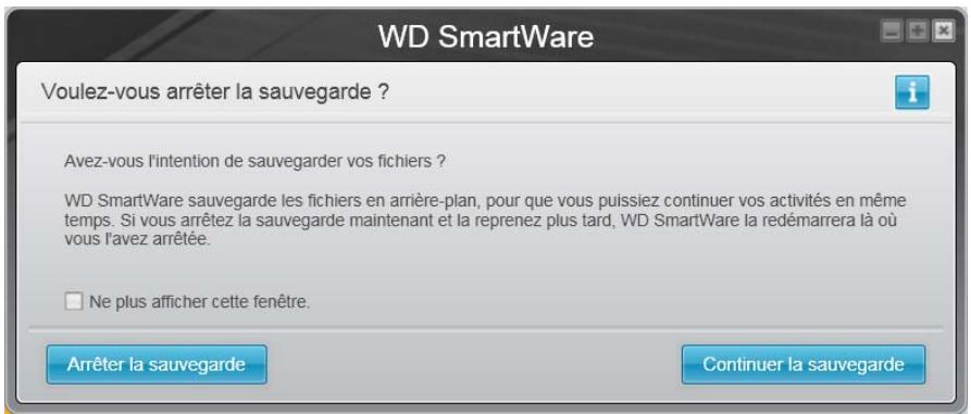 WESTERN DIGITAL MY BOOK LIVE, MY BOOK LIVE DUO - Pendant la sauvegarde : - 1