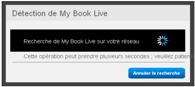 WESTERN DIGITAL MY BOOK LIVE, MY BOOK LIVE DUO - Étape 1 : détection du lecteur my book live - 1