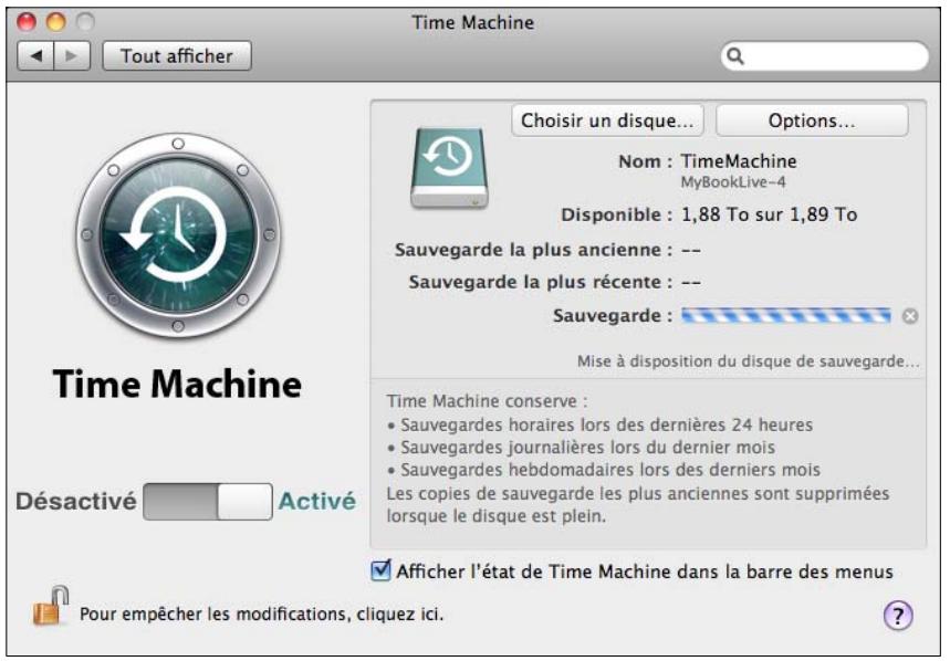 WESTERN DIGITAL MY BOOK LIVE DUO - Configuration de time machine - 6