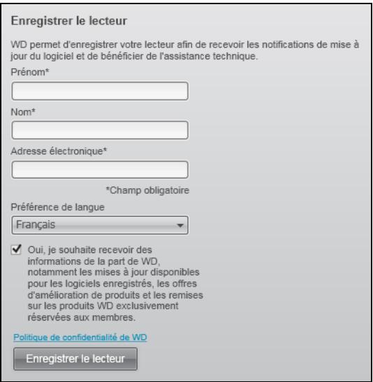 WESTERN DIGITAL MY PASSPORT ESSENTIAL - Enregistrement de votre lecteur - 1
