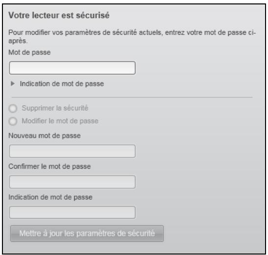 WESTERN DIGITAL MY PASSPORT ESSENTIAL - Changement de mot de passe - 1