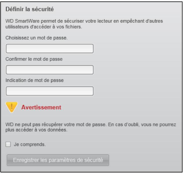WESTERN DIGITAL MY PASSPORT ESSENTIAL - Protection du lecteur par mot de passe - 1