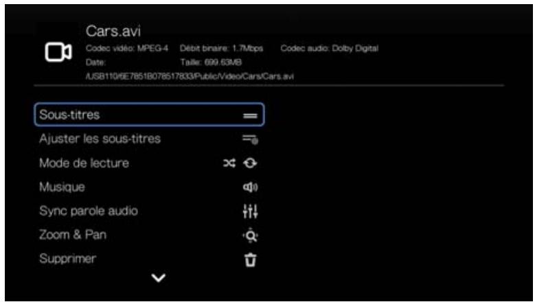 WESTERN DIGITAL TV PLAY - Options de lecture vidéo - 1