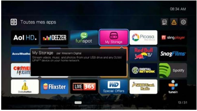 WESTERN DIGITAL TV PLAY - Accéder à des contenus multimédias - 1