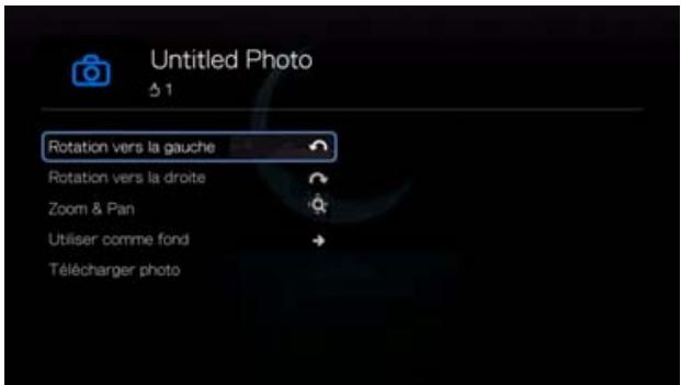 WESTERN DIGITAL TV PLAY - Options des photos - 1