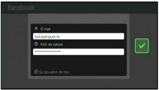WESTERN DIGITAL TV PLAY - Première connexion à facebook - 1