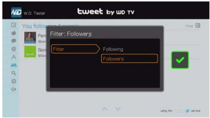 WESTERN DIGITAL TV PLAY - Utilisation de l'option filter - 2
