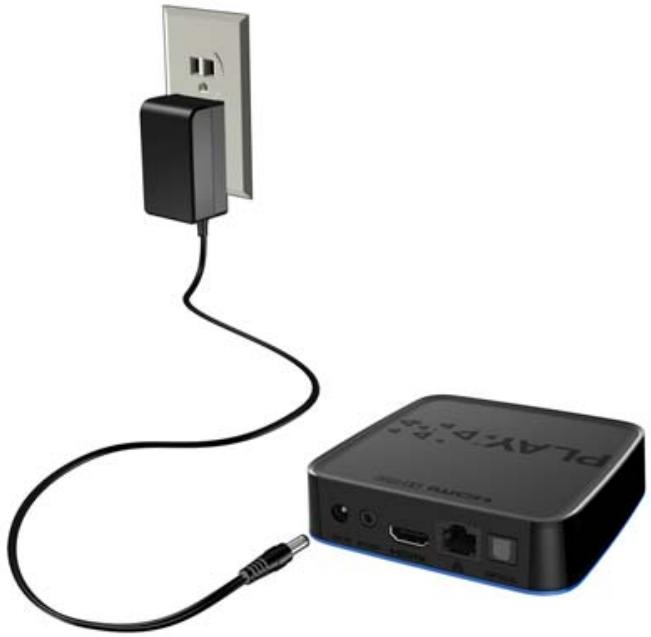 WESTERN DIGITAL TV PLAY - Étape 1 - connecter le câble d'alimentation - 1