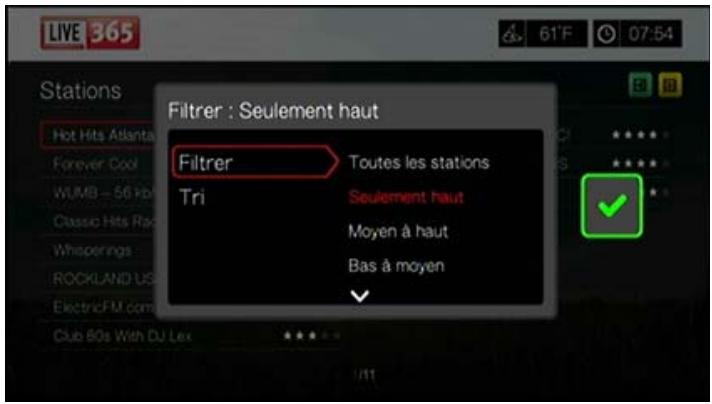 WESTERN DIGITAL TV PLAY - Écoute d'une station LIVE365 - 3