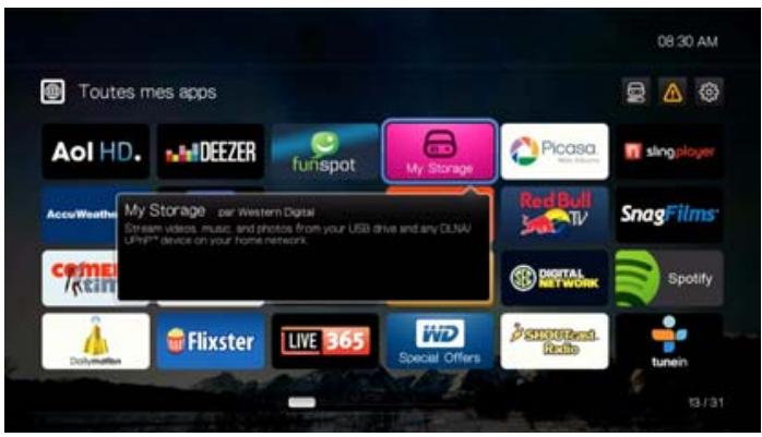 WESTERN DIGITAL TV PLAY - Modification de page - 4