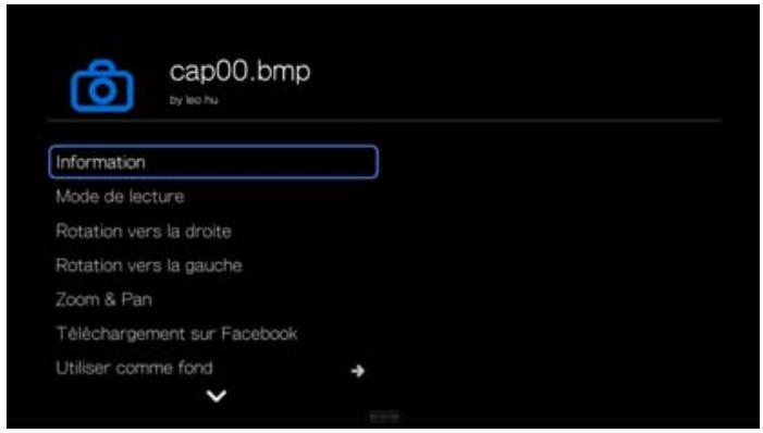 WESTERN DIGITAL TV PLAY - Options d'affichage des photos - 1