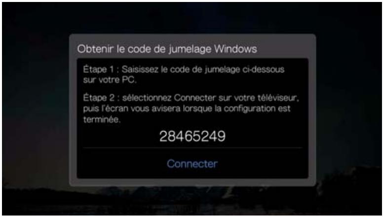 WESTERN DIGITAL TV PLAY - Obtenir le code de jumelage windows - 1