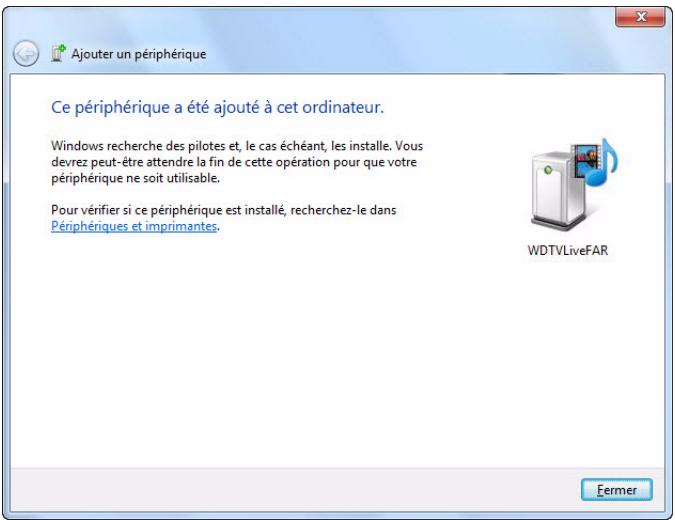 WESTERN DIGITAL TV PLAY - Obtenir le code de jumelage windows - 6