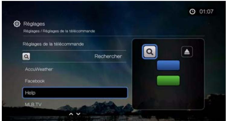 WESTERN DIGITAL TV PLAY - Réglages de la télécommande - 2