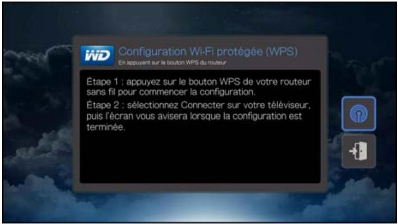 WESTERN DIGITAL TV PLAY - Bouton WPS - 1