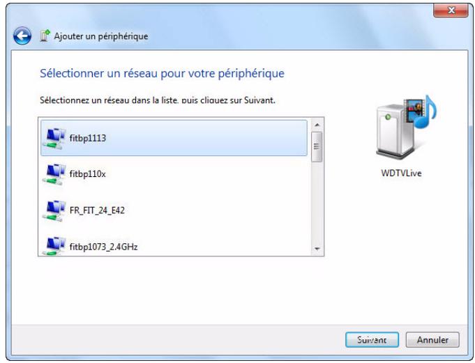 WESTERN DIGITAL TV PLAY - Obtenir le code de jumelage windows - 5