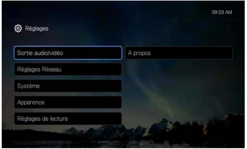 WESTERN DIGITAL TV PLAY - Paramètres et fonctionnalités avancées - 1