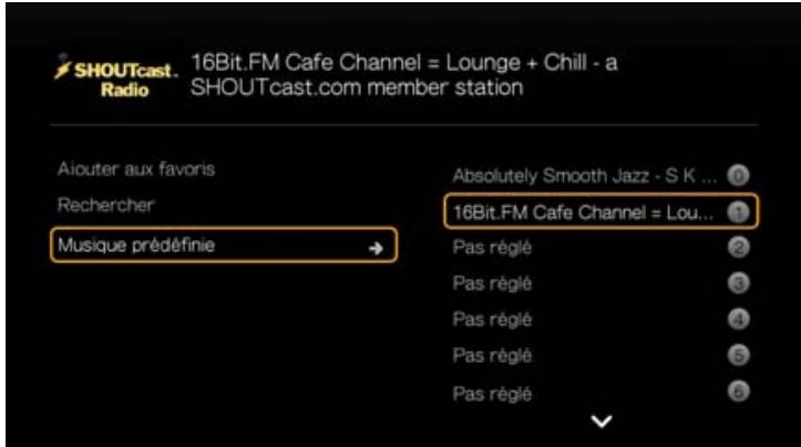 WESTERN DIGITAL TV PLAY - Attribuer une touche prégée à une station - 1