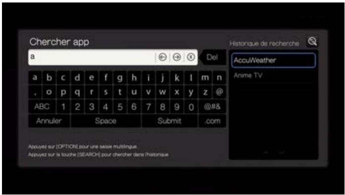 WESTERN DIGITAL TV PLAY - Fonction de recherche - 1