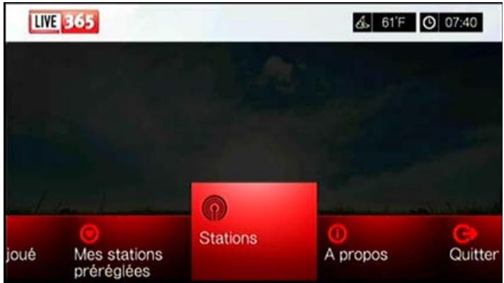 WESTERN DIGITAL TV PLAY - Écoute d'une station LIVE365 - 1