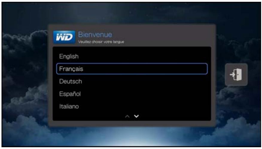 WESTERN DIGITAL TV PLAY - Étape 4 – connexion à votre réseau - 1
