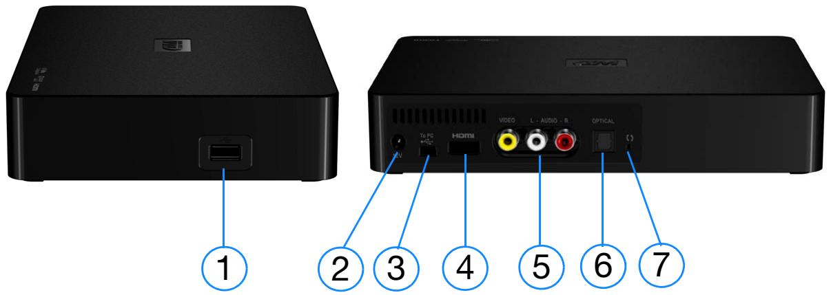 WESTERN DIGITAL WD ELEMENTS PLAY - Connexions - 1