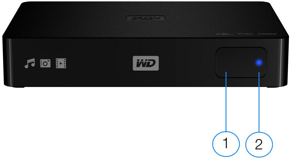 WESTERN DIGITAL WD ELEMENTS PLAY - Voyant LED - 1
