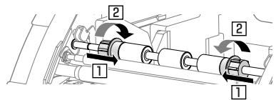 MITSUBISHI CP9810DW - Comment modifier le positionnement des guides papier ajustable - 2