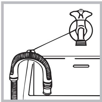 ARISTON AQ9F492U - Connecting the drain hose - 2
