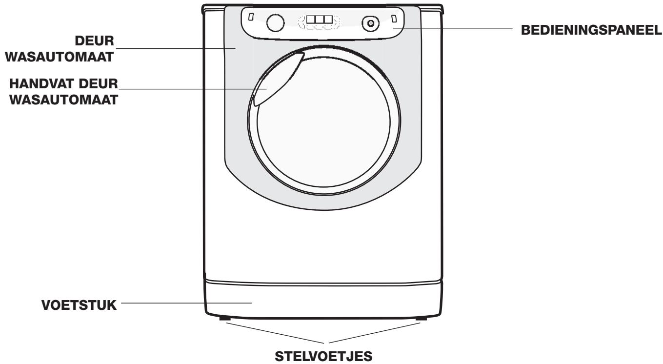 ARISTON AQ9F492U - Beschrijving van de wasautomaat - 1