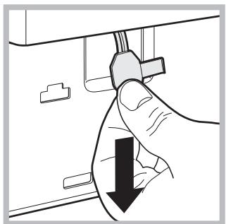 ARISTON AQUALTIS AQ9F492U - Opening the porthole door manually - 3