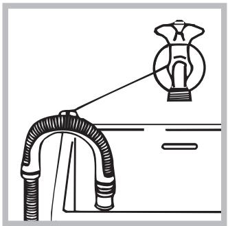 ARISTON AQUALTIS AQ9F492U - Connecting the drain hose - 2